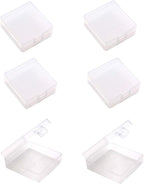 (Pack of 6 9V Battery Storage Case, 9 Volt Battery Storage Box, 9 Volt Battery by Wayllshine