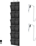 GORILLA GRIP Over the Door Shoe Organizer, 12 Large Breathable Mesh Pockets by GorillaGrip