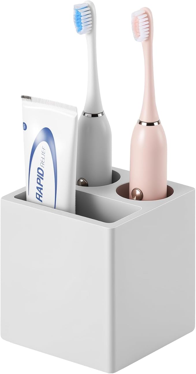Luxspire Toothbrush Holder, 3 Slots Fast Drying Tooth Brush Holder by Luxspire
