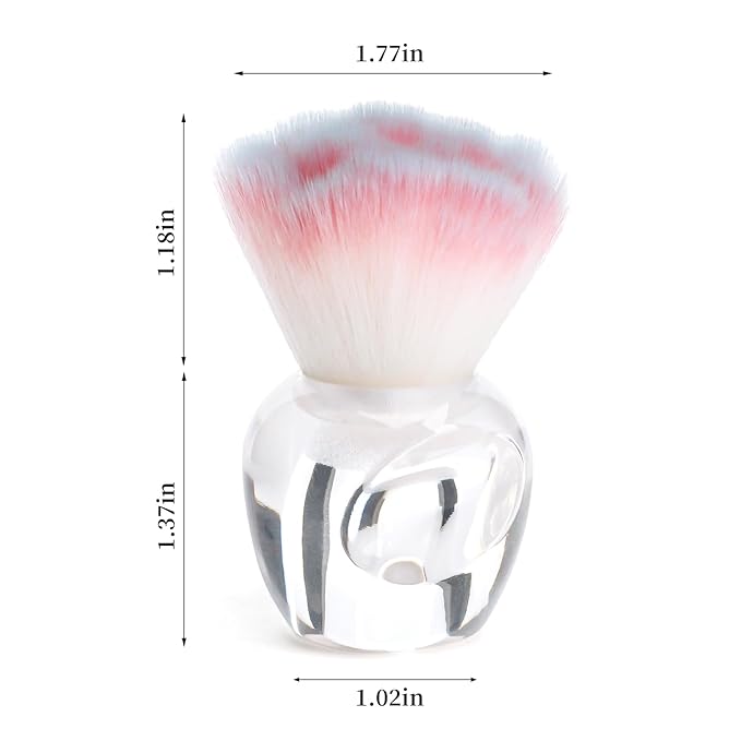 BQAN Nail Dust Brush Nail Art Dust Powder Remover Brush Nail Arts Dust Cleaner - Image 2