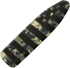America Flag Ironing Board Cover, Camouflage Stripe Star Elastic Edges Non-Slip by Daulesho
