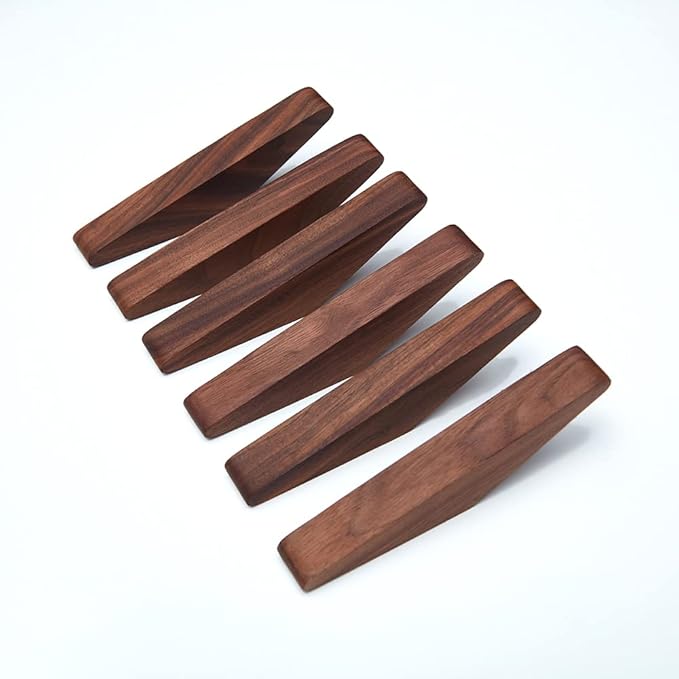 Pack 6 Wood Wall Hooks - Image 5