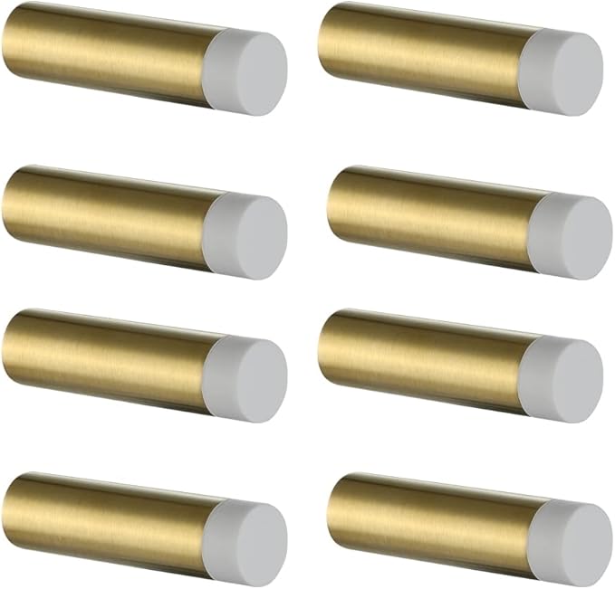 JQK Door Stopper, 2-7/8 Inch 304 Stainless Steel Sound Dampening Door Stop by Homeimprovement