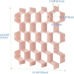Poeland Drawer Divider Organizer Adjustable DIY Grid Honeycomb Drawer Divider - Image 6