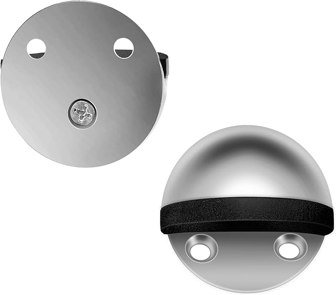 6 Pack Door Stop, Adhesive Door Stoppers Floor Mounted Door Stops No Drill - Image 5