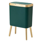 Procade Trash Can with Lid, Small Bathroom Garbage Can with Lid, Plastic Trash by MostPopularTrashCans