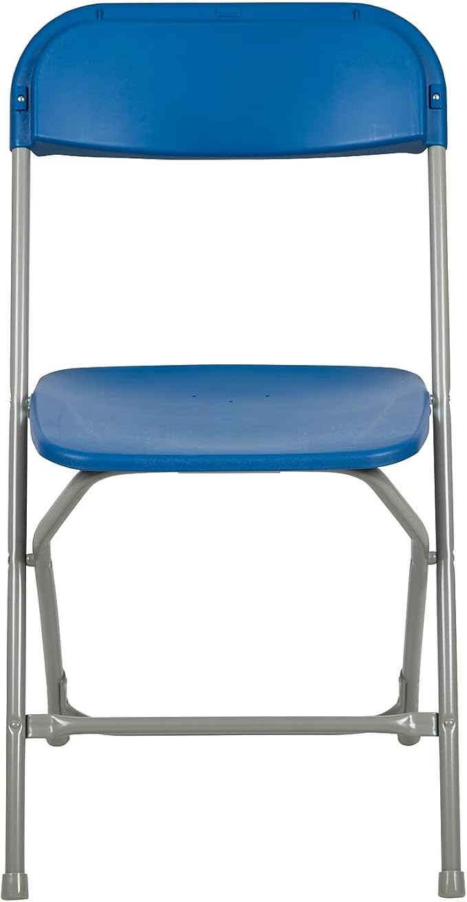 Flash Furniture Hercules™ Series Plastic Folding Chair - Blue - 2 Pack 650LB Weight Capacity Comfortable Event Chair-Lightweight Folding Chair - Image 6