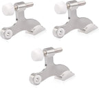 HOMOTEK 3 Pack Hinge Pin Satin Nickel Door Stopper, Adjustable Deluxe Heavy by HOMOTEK