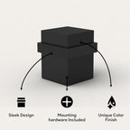 Mega Handles Square Floor Door Stopper, Quickly Installed Wall Protector Stopper - Image 3