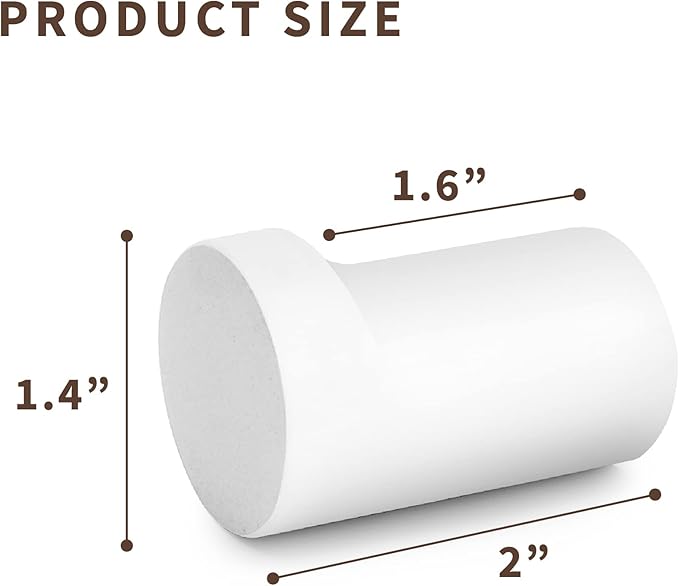 Wooden White Wall Hooks - Image 6