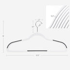 SONGMICS Clothes Hangers, Space-Saving, 0.2 Inches Thick, 17.7 Inches Wide - Image 6