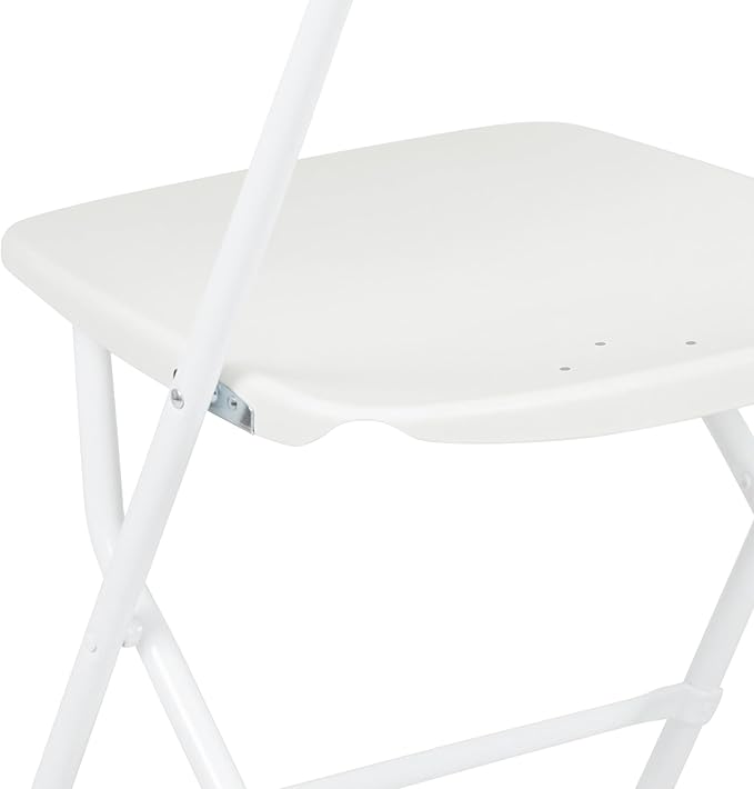 Flash Furniture Hercules Series Plastic Folding Chair - White - 4 Pack 650LB Weight Capacity Comfortable Event Chair-Lightweight Folding Chair - Image 16