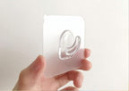 FIGO 10 Packs 15lB Seamless Small Wall Hooks Adhesive Transparent Seamless - Image 5