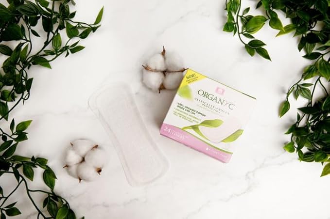 Organyc 100% Certified Organic Cotton Inside and Out Folded Panty Liner - Image 5