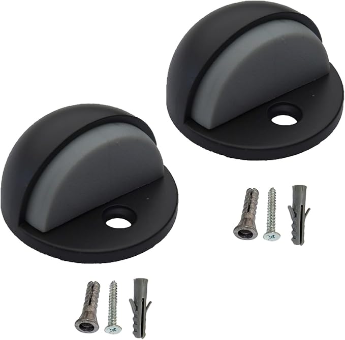 QCAA Low Dome Floor Door Stop, H 25.4 x Diameter 44.5mm, Zinc Die Cast by QCAAHardware