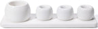 4 Pack Mini Ceramic Toothbrush Holder Stand by Dersyer