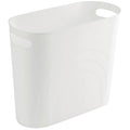 rejomiik Small Trash Can, 3.5 Gallon Slim Garbage Can Plastic Waste Basket by rejomiik