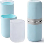 Toothbrush Travel Case Portable Travel Toothbrush Holder, Large Travel by MYLDH