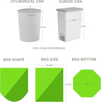Mini Trash Bags, Inwaysin 1.2 Gallon Trash Bags, Small Bin Bags - Image 6