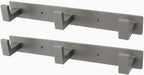 Coat Rack, Heavy Duty Stainless Steel 3 Tri Coat Hook Hanger, Wall Mounted Wall by Vanloory
