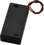 6 Pieces 2 Slots x 1.5V AA Battery Case Holder Battery Spring Clip Storage Box - Image 4