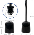 CELOX Toilet Bowl Brush and Holder, Compact Toilet Brush - Image 2
