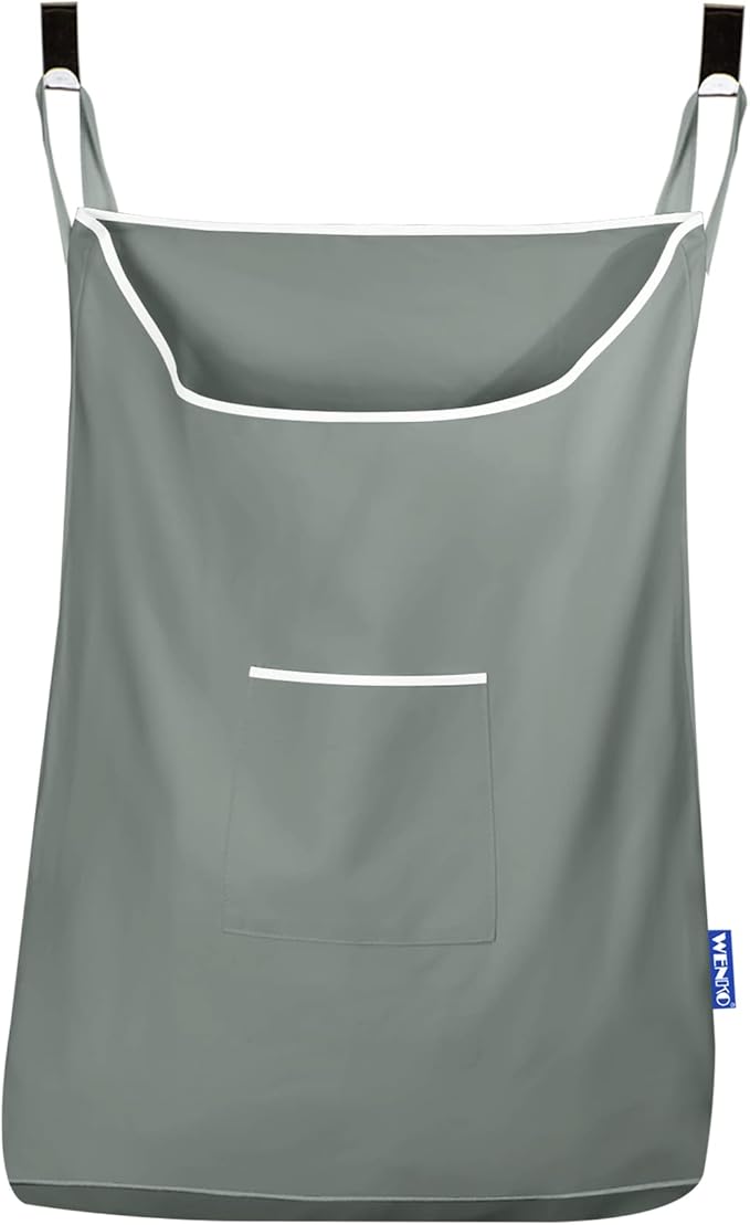 WENKO Laundry Hamper Bag Hanging, Over The Door Basket by Wenko%2C+Inc.