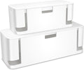 ZhiYo Cable Management Box White, Cord Hider Box to Conceal Power Strips on by ZhiYo