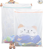 Tenn Well Extra Large Mesh Laundry Bags, 2 Pack 43 x 35 inch Jumbo Delicates Bag by TennWell