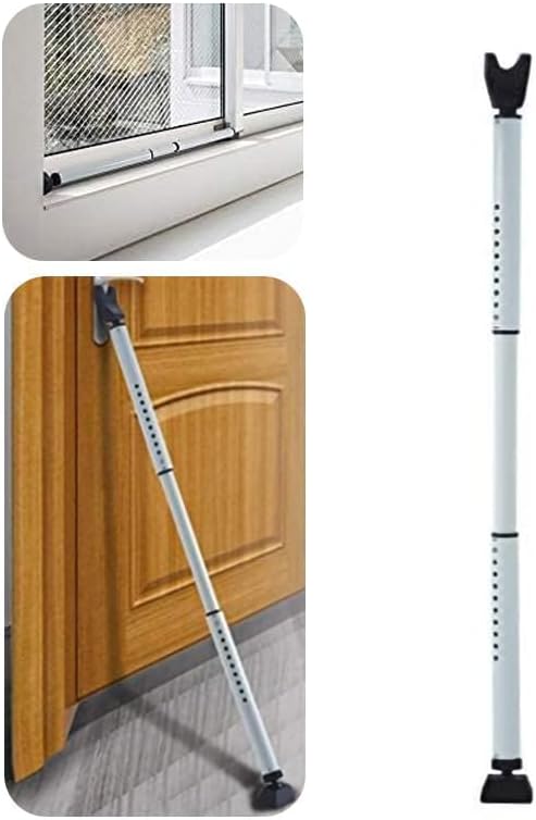 2-in-1 Door Security Bar & Sliding Patio Door Stopper Security Jammer Bar Child - Image 3