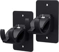 2 Pieces Self Adhesive Curtain Rod Bracket, Universal Plastic Curtain Rod by Wabboreq