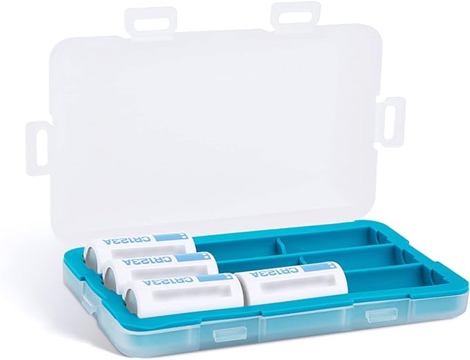 JJC Silicone Interior Battery Case Holder Organizer, PP Battery Storage Box by JJC