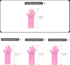 Myungjin 2 Pairs Reusable Waterproof Non-Slip Honeycomb Grip Latex Rubber Gloves - Image 3