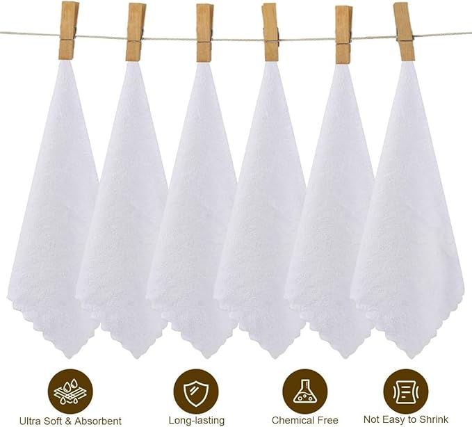 Orighty Ultra Soft Washcloths 12 Pack, Premium Microfiber Towel Sets 12 x 12 - Image 3