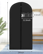 Garment Bags for Hanging Clothes Zipper Suit Bags for Travel - Image 6