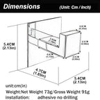 Flybath Coat Hook SUS 304 Stainless Steel Towel Robe Hooks Square Bathroom - Image 6