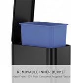 simplehuman 5L Slim Bathroom Trash Can - Image 8