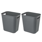 UUJOLY Plastic Small Trash Can Wastebasket, Garbage Container Basket by UUJOLY