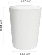 DAJITRE 1.8 Gallon Small Trash Can Wastebasket Recycling Bin Slim Profile - Image 7