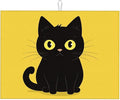 Cat Dish Drying Mat for Kitchen Counter Decor 18x24 Inch Floral Absorbent by Ovitssrk