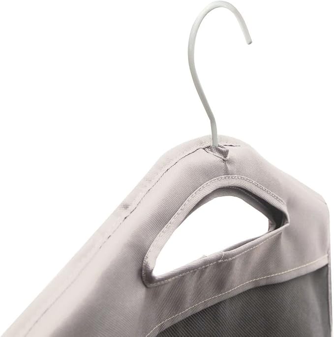 The Fine Living Co. Hanging Laundry Hamper Bag, Heavy Duty Hanger, Space Saving - Image 3