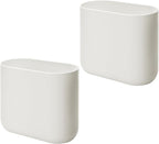 iDesign Small Slim Plastic Bathroom Trash Can, Garbage Can by iDesign