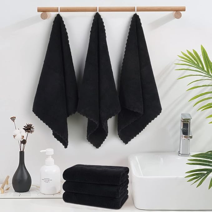 SUNLAND Microfiber Face Cloth Reusable Makeup Remover Facial Cleansing Towel - Image 5