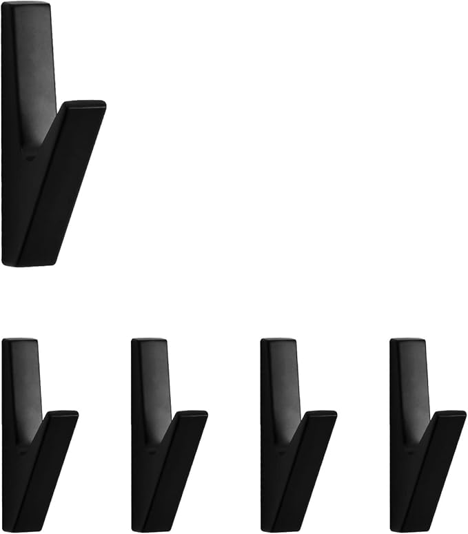 5 Pack Coat Hook, Wall Hooks, Coat Hooks Wall Mount, Metal Wall Hooks Holder by SARIHOSY