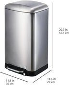 Amazon Basics Rectangular Small Trash Can - Image 4