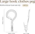 18 Heavy-Duty Clothes pegs - Image 2