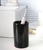 Black Ceramic Toothbrush Holders, Electric Toothbrush Holder - Image 2