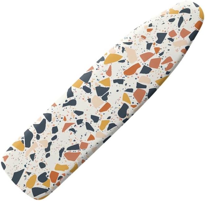 Colored Tile Fragments Ironing Board Cover Nordic Style Tiles Standard Size by Daulesho