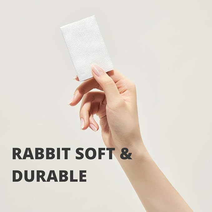 White Rabbit – Naked Cotton Textured – Unbleached Perforated Cotton Pads - Image 5