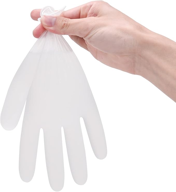 Schneider Clear Vinyl Exam Gloves, Latex-Free, Disposable Medical Gloves - Image 4